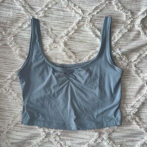 Women's Blue Crop Top
